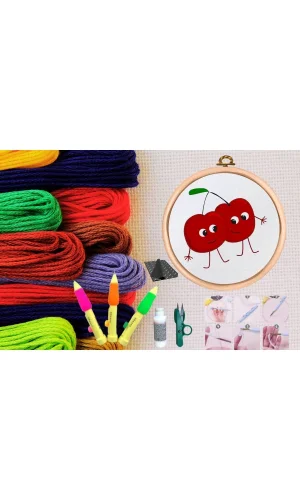 Punch Seti Nakış Seti Kasnaklı Kendin Yap Seti Seri 145