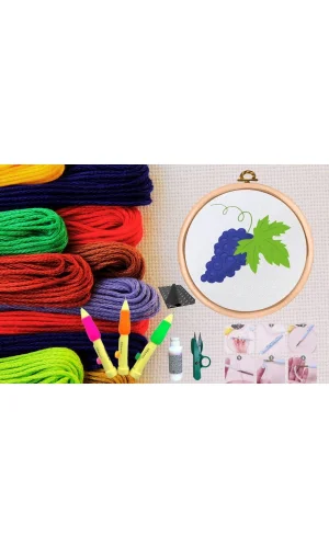 Punch Seti Nakış Seti Kasnaklı Kendin Yap Seti Seri 147