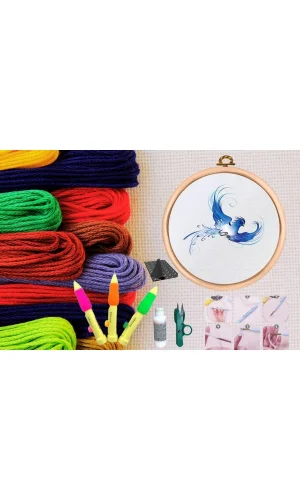 Punch Seti Nakış Seti Kasnaklı Kendin Yap Seti Seri 19