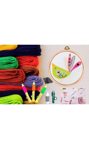 Punch Seti Nakış Seti Kasnaklı Kendin Yap Seti Seri 21