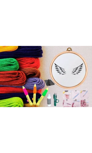 Punch Seti Nakış Seti Kasnaklı Kendin Yap Seti Seri 25