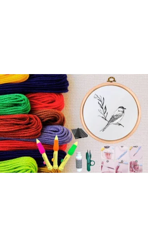 Punch Seti Nakış Seti Kasnaklı Kendin Yap Seti Seri 28