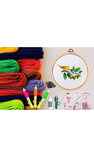 Punch Seti Nakış Seti Kasnaklı Kendin Yap Seti Seri 31