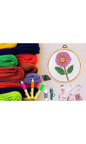 Punch Seti Nakış Seti Kasnaklı Kendin Yap Seti Seri 35