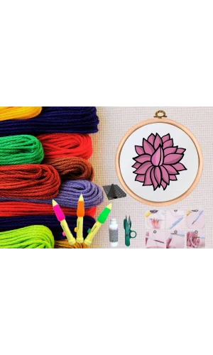 Punch Seti Nakış Seti Kasnaklı Kendin Yap Seti Seri 37