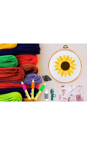 Punch Seti Nakış Seti Kasnaklı Kendin Yap Seti Seri 39