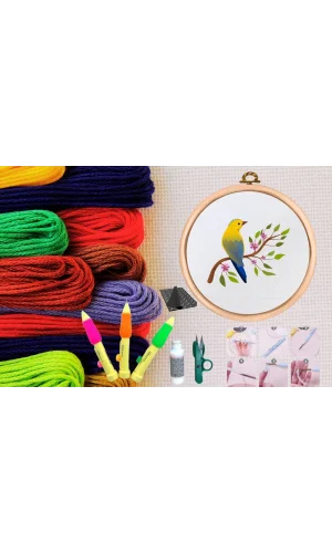 Punch Seti Nakış Seti Kasnaklı Kendin Yap Seti Seri 44