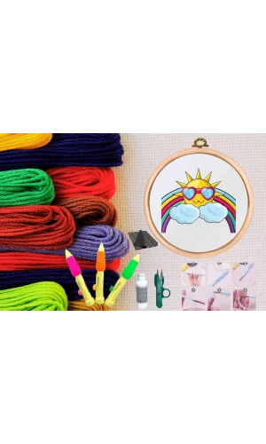 Punch Seti Nakış Seti Kasnaklı Kendin Yap Seti Seri 46