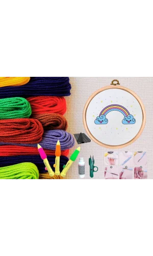 Punch Seti Nakış Seti Kasnaklı Kendin Yap Seti Seri 47