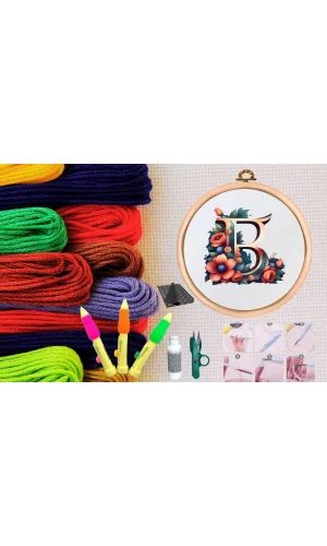 Punch Seti Nakış Seti Kasnaklı Kendin Yap Seti Seri 56