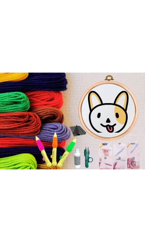 Punch Seti Nakış Seti Kasnaklı Kendin Yap Seti Seri 58