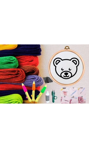 Punch Seti Nakış Seti Kasnaklı Kendin Yap Seti Seri 60