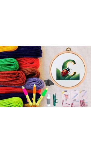 Punch Seti Nakış Seti Kasnaklı Kendin Yap Seti Seri 61