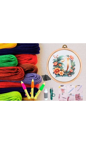 Punch Seti Nakış Seti Kasnaklı Kendin Yap Seti Seri 73