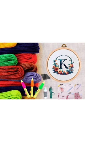 Punch Seti Nakış Seti Kasnaklı Kendin Yap Seti Seri 77