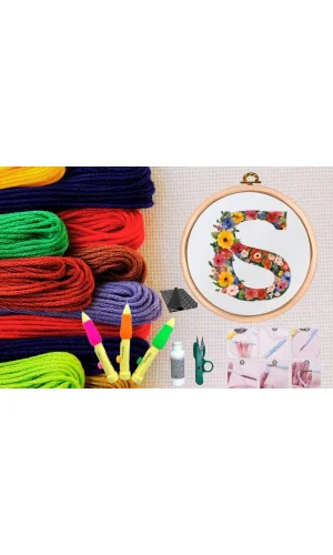 Punch Seti Nakış Seti Kasnaklı Kendin Yap Seti Seri 89