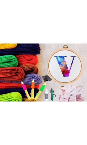 Punch Seti Nakış Seti Kasnaklı Kendin Yap Seti Seri 94