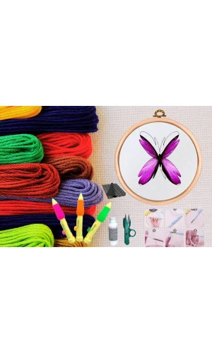 Punch Seti Nakış Seti Kasnaklı Kendin Yap Seti Seri 99