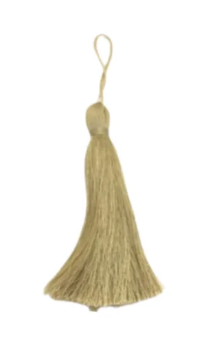 Püskül Tekli 10 cm 1 Adet Bej