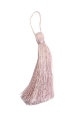 Püskül Tekli 10 cm 1 Adet Toz Pembe