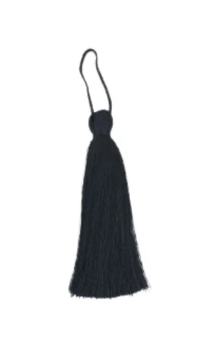 Püskül Tekli 5 cm 1 Adet Siyah