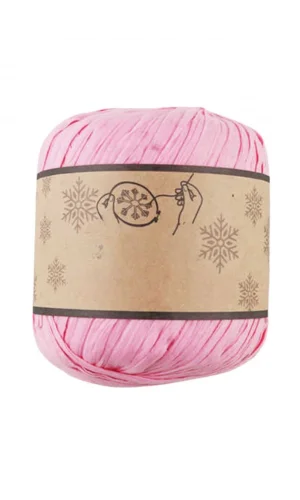 Rafya İp 50 gr Pembe