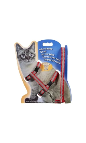 Reflektörlü Kedi Gezdirme Tasması