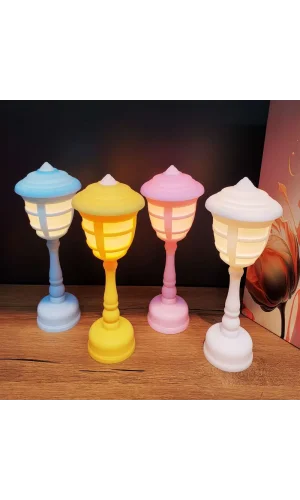 Renkli Sokak Lambası Tasarımlı Led Işık