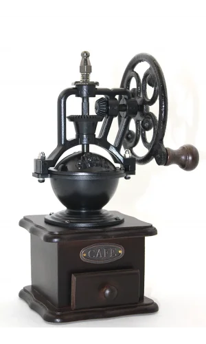 Retro Ahşap Kahve Değirmeni