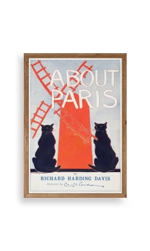 Richard Harding Davis Ahşap Çerçeveli Tablo
