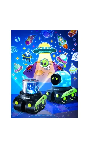 Robot Tasarımlı Projektör Gece Lambası