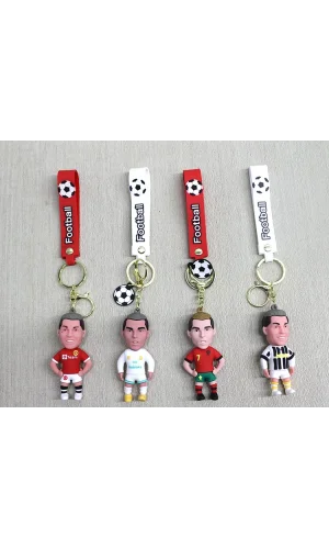 Ronaldo Silikon Anahtarlık