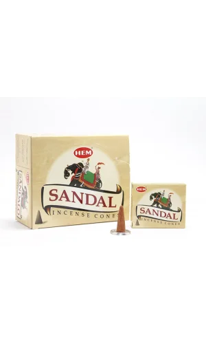 Sandal Aromalı Konik Tütsü