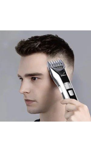 Şarjlı Ayarlanabilir Başlıklı Saç Sakal Traş Makinesi