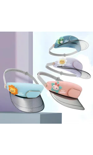 Şarjlı Şapkalı Fan Vantilatör 3 Kademeli