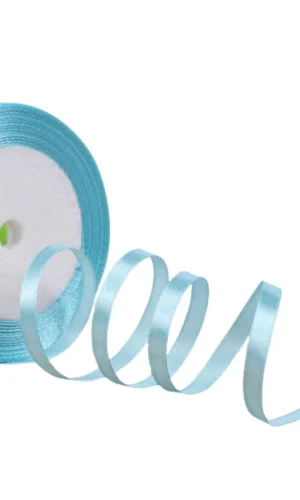 Saten Kurdele 1 cm 10 Metre Mint