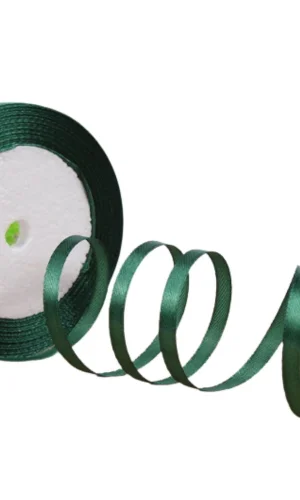 Saten Kurdele 2 cm 10 Metre Haki