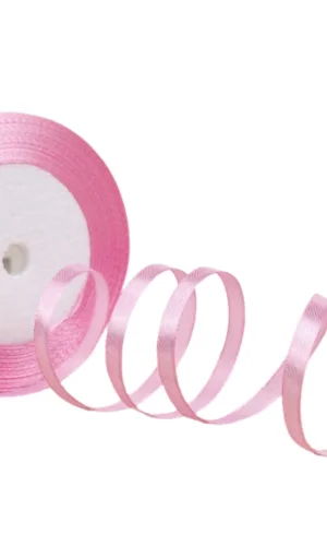 Saten Kurdele 3 mm Pembe 70 Metre