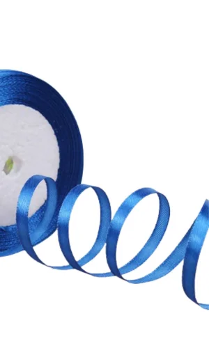 Saten Kurdele 6 mm Petrol Mavisi 70 Metre