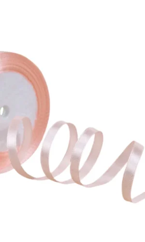 Saten Kurdele 6 mm Pudra 70 Metre