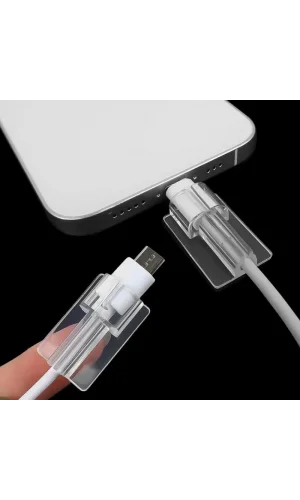 Şeffaf Silikon Kablo Koruyucu