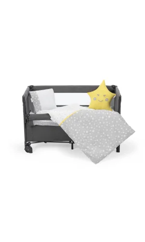 Sema Baby 6 Parça Lüks Park Yatak Bebek Uyku Seti - Yıldızlı Geceler