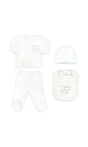 Sema Baby Organic  5 Parça Hastane Çıkışı Zıbın Seti