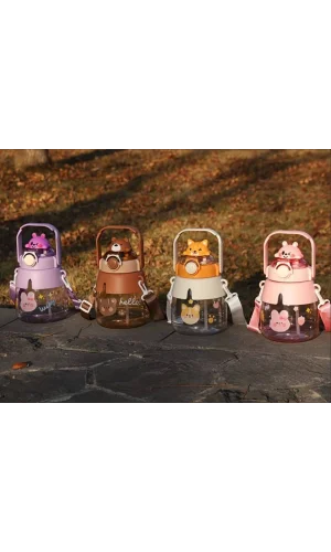 Sevimli Hayvanlar Su Matarası