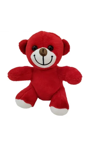 Sevimli Kırmızı Peluş Oyuncak Ayı