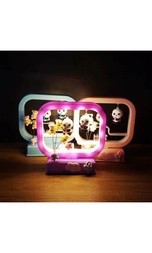 Sevimli Müzikli Panda Dekoratif Işık
