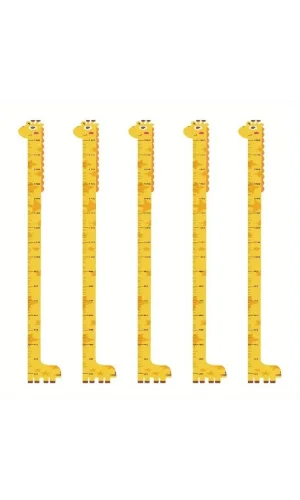 Sevimli Sarı Zürafa Boy Ölçüsü Sticker