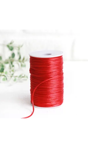 Sıçan Kuyruğu İp 2 mm Kırmızı 90 mt