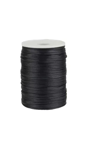 Sıçan Kuyruğu İp 2 mm Siyah 90 mt