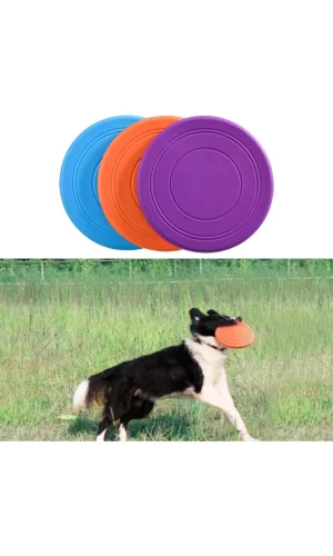 Silikon Frizbi Köpek Oyuncağı